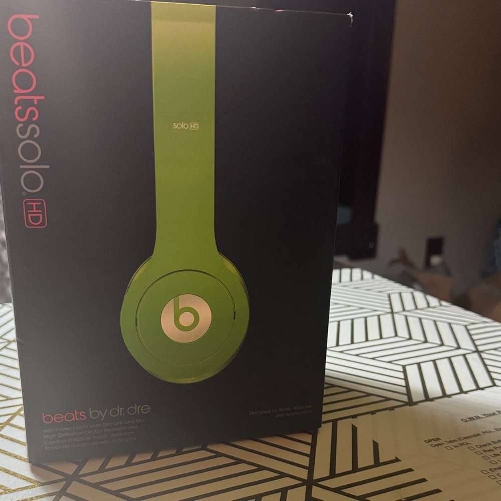 Beats Solo HD Green Headphones